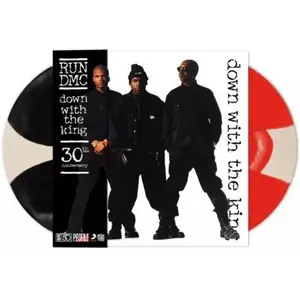 Run-Dmc - Down With The King: 30th Anniversary  [VINYL RECORD - LP] Colored Vinyl, Ltd Ed, Red, White, Anniversary Ed