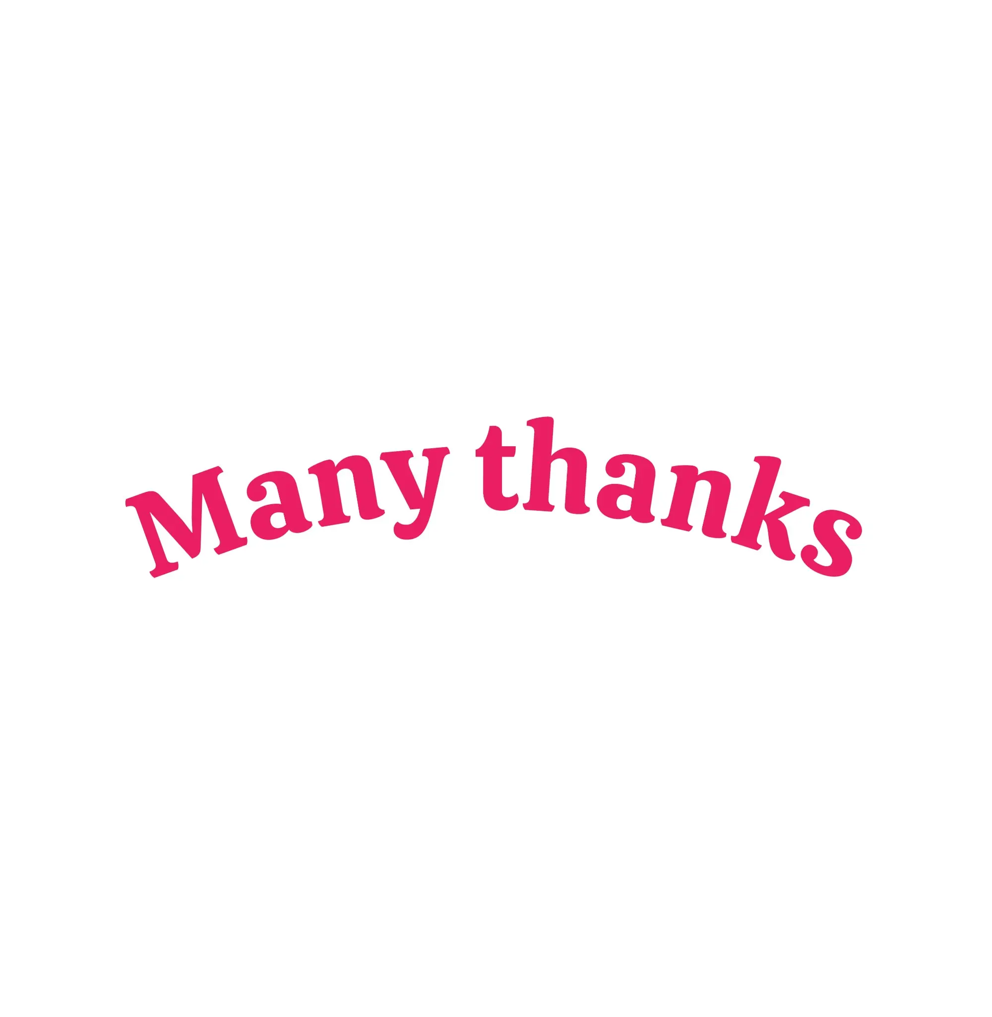 Thank you paper
