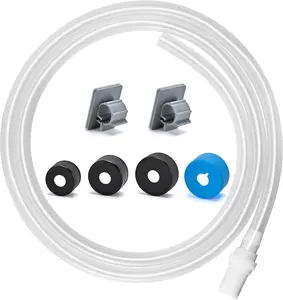 Sink Soap Dispenser Extension Tube Kit with Upgraded Check Value,  " Under Counter Dish Soap Dispenser Hose for Kitchen Sink,  Suction, No More Refilling A  Bottle