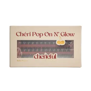 Cheri Pop On N' Glow - Sofia Flutters Eyelashes Lightweight Salon-Quality Self-Adhesive Lash Clusters for Effortless Glam