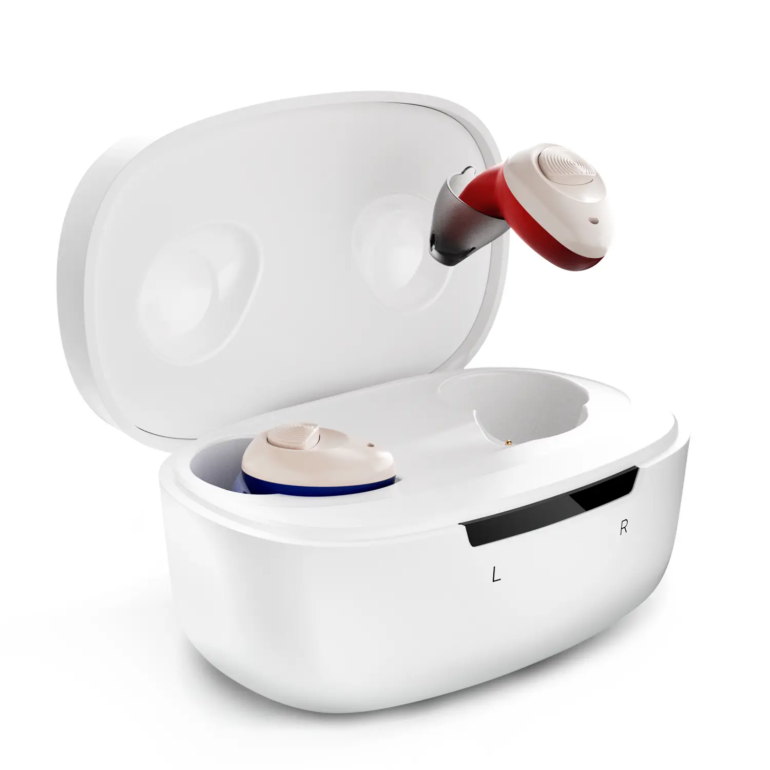 Ceretone Torch Hearing Aids for Men - Easy Volume Control with Portable Charging Case, OTC Invisible Hearing Aid 2026