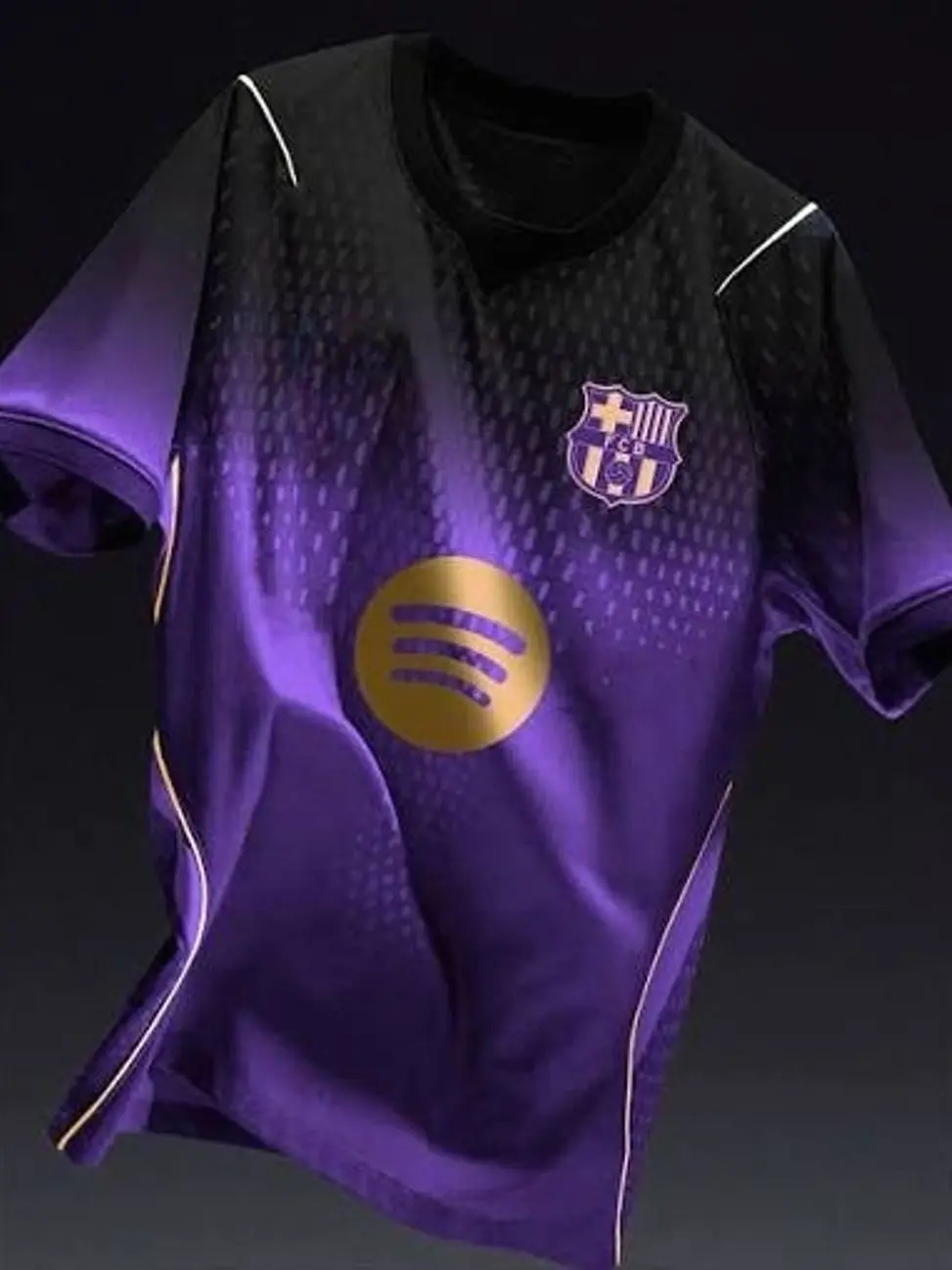 Unisex Purple Soccer Jersey Personalized Barcelona Away Stadium Shirt 2026-27 Away Shirt Football Shirt Breathable Fan Style