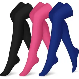 Performance Over-the-Knee Compression Socks �C Running, Cycling & Outdoor Training Essentials men Compression Knee-High Socks Striped Thigh Party stocking