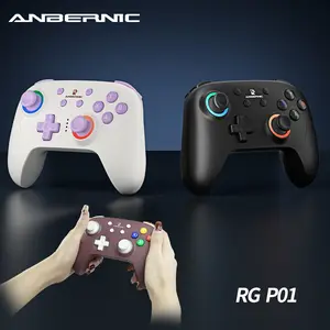 ANBERNIC RG P01 Game Controller Compatible For PC Steam Switch Android IOS Connection Methods Bluetooth 5.3/Wired/2.4G Wireless Game Console Accessories Give high-end gifts Smartphone