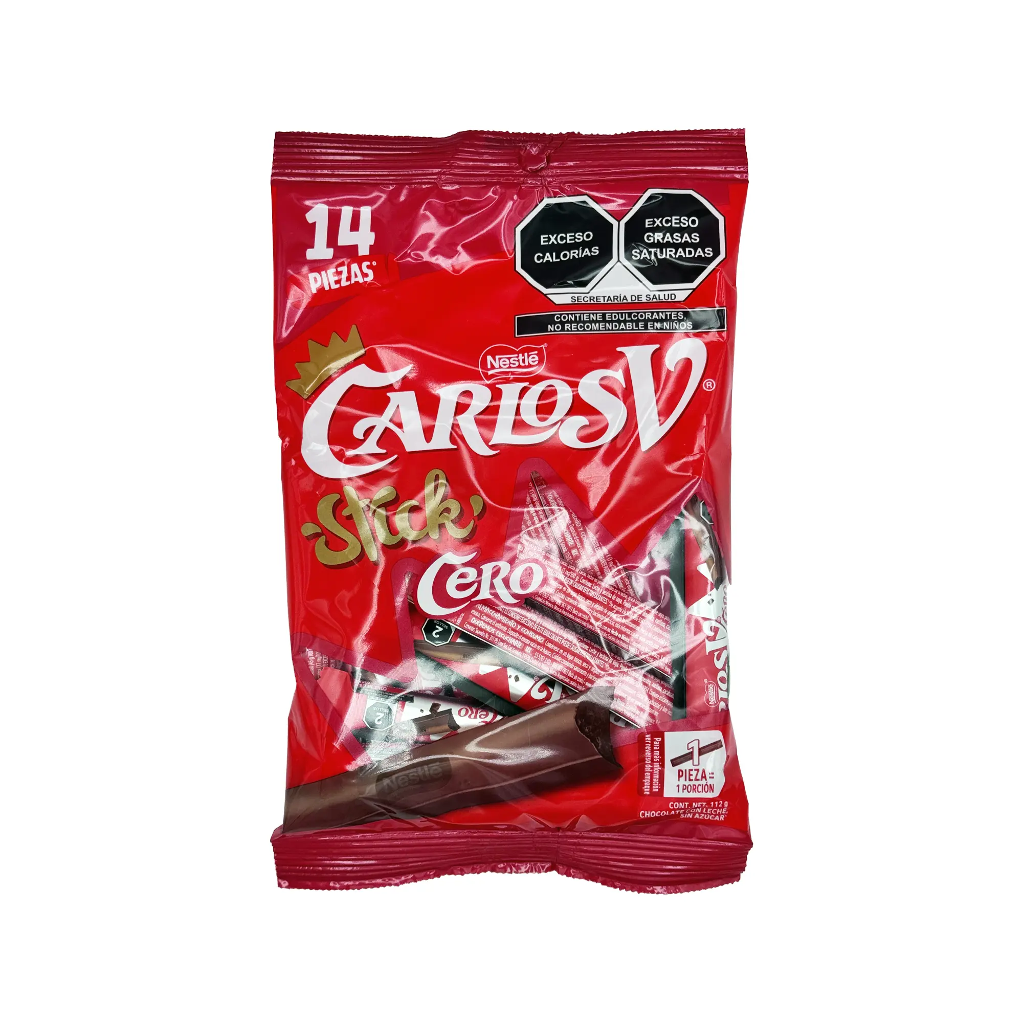 Carlos V Stick Cero - Sugar-Free Milk Chocolate Snacks, 14 Pieces, Dulces Mexicanos, Mexican Candy, Rich, Creamy, Sweet, Treat Carlos V Stick Cero - Sugar-Free Milk Chocolate Snacks, 14 Pieces, Dulces Mexicanos, Mexican Candy, Rich, Creamy, Sweet, Treat