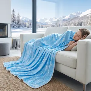 【Memorial Day Deals】Cooling Blanket Queen Size – Lightweight Summer Blanket for Hot Sleepers & Night Sweat, Breathable & Cool Thin Cover for Couch Bed, Soft Comfy Bedding, Ideal Gift for Summer summervibes Bed accessories