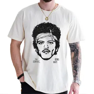 Bruno "The Romantic" Tee, Mars 2026 New Album T-shirt, The Romantic Tour Merrch, Unisex Y2K Cotton Tee, R&B Music Top, Mexico Style, Concert Outfits 5LK, Perfect Music Fan Gift Idea