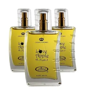 3 pack of Love Apple Spray - Eau De Parfum Natural Spray (50ml/1.65fl.oz.) by Al-Rehab