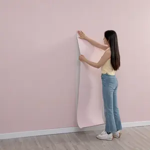 3D Foam Wallpaper Stickers - Self-Adhesive Thick Textured Peel & Stick Panels, Beige/White Vinyl Plasterboard-like Tiles, Decorative Wallpaper, Easy to Clean & Cut-to-Fit for Walls, Ceiling, Kitchen, Bedroom, Office - Home Renovation & Décor