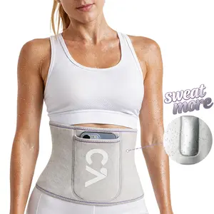 CHICK-ACTIVE Premium Silver Ion Sweat Waist Trimmer Belt – Enhanced Fitness Band for Men & Women, Sweat Sauna Effect for High-Intensity Training