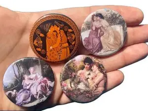 Lesbian Subtle Pride Metal Pins