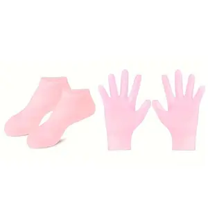Silicone Hand and Foot Care Cover, 1 Set Soft Comfortable Hand and Foot Protector, Skin Care Tool for Women & Men, Foot Care Product