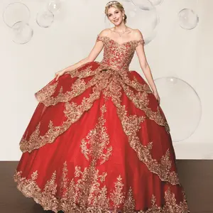 (LIVE 6) Beautiful Quinceanera Dress w/ Flower Design for Special Occasions