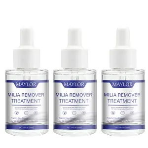 MAYLOR Milia Care Solution for Face, Miia Remover Treatment Serum Natural ngredients Hydrating NourishindFormua for Smooth Refreshed Skin DailvMoisture, 30ML