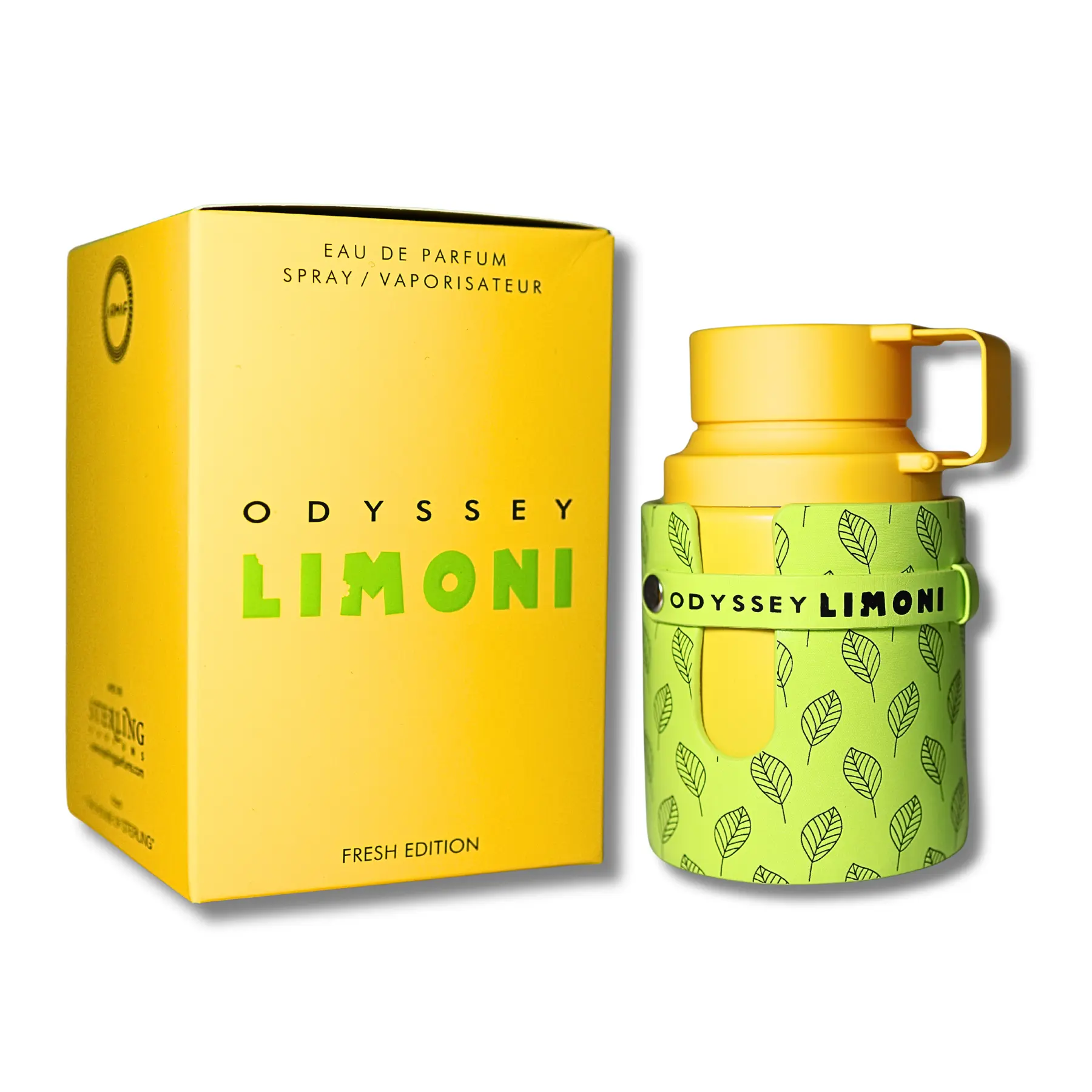 Armaf Odyssey Limoni Eau de Parfum, Fresh Lemon & Citrus Aromatic Scent, Long-Lasting Unisex Fragrance, 3.4 Fl Oz, Single Item, Edp Spray, Aromatic Citrusy Scent, Captivating Fragrance, Citrus Edp, Fragrances
