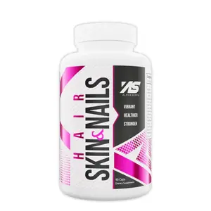 Alpha Supps Natural Healthcare Supplement with Vitamin C - Hair, Skin Care, Nails Multivitamin Beauty Support - 60 Dietary Capsules