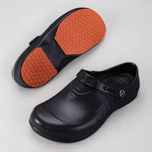 FoamFam Non Slip Work Clogs for Men Women Waterproof Chef Shoes with Thickened Shock Absorbing Sole Breathable Lightweight Clogs for Restaurant Hospital Beach Outdoor Easy Clean Design - Girl, Footwear