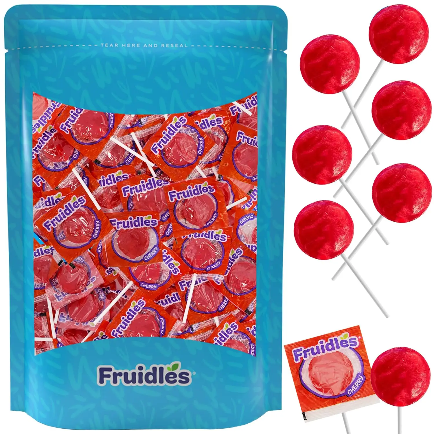 Cherry Lollipops 25 Candy Suckers for Kids, Cherry Flavors, Perfect for Gifting, Parties, Events,10 Gram Lollipops, Half-Pound (25-Pack)