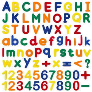 Magnetic Letters and Numbers for Kids, Educational Learning Tool, Math Learning Tools, Learning Materials, Calculation, Math Learning Blocks, Spelling Games and Festival Gifts (Available in English/German/French/Arabic/Spanish, Color Random)