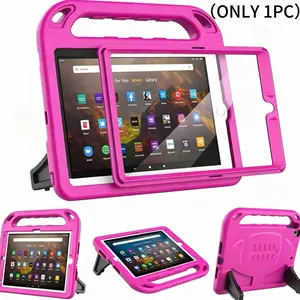 for Fire HD 10 Tablet Case (13th/11th Generation, 2023/2021 Release), Lightweight Protective Handheld Built in Screen Protector with Handle Stand