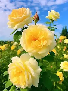 [200+ Seeds] Rainbow Climbing Rose Seeds - Create a gorgeous flower wall! Build a stunning vertical garden with these fast-growing climbing roses! Wide variety