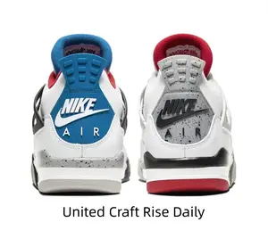Trendy White and Grey Mid-Top Sneakers with Red and Blue Highlights for All-Day Wear