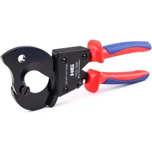 Ratchet Cable Wire Cutter Heavy Duty for Cutting Electrical Aluminum Copper and Multi-core Cables up to 300mm² YEC-36D