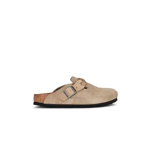 BIRKENSTOCK Boston Braid Clog in Taupe