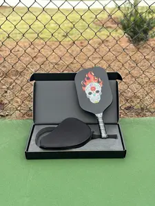 Bash Pickleball Scorcher 16mm Paddle - 100% Edgeless Carbon Fiber Design with Purple Yellow BB Logo & Dual Core Thermoformed Construction