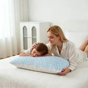 【Tastelife】Dual-Sided Bamboo & Cooling Pillowcase Set (Pack of 2) - Upgrade Your Bedtime Ritual, Soft, Breathable, Crisp Feel for a Perfect Night’s Sleep