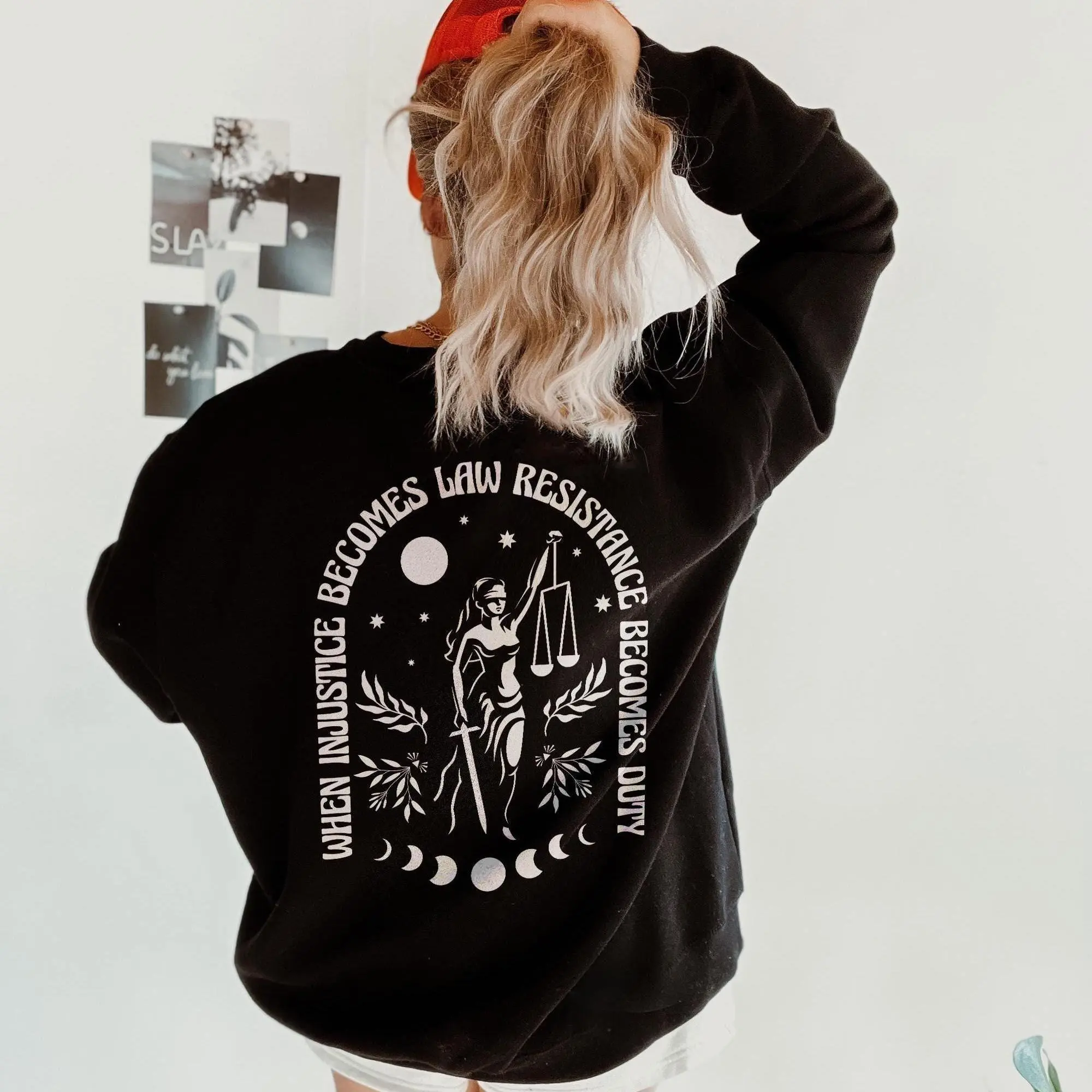 Injustice Sweatshirt Protest Feminist Sweatshirt Activist Sweater Social Justice Sweatshirt Pro Roe V Wade Sweatshirt Reproductive Rights