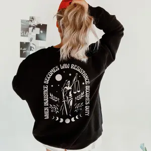 Injustice Sweatshirt Protest Feminist Sweatshirt Activist Sweater Social Justice Sweatshirt Pro Roe V Wade Sweatshirt Reproductive Rights