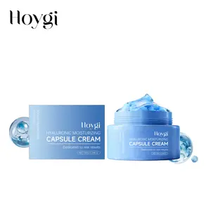 Hoygi Hyaluronic Acid Moisture Capsule Cream Moisturizer, Hydrating Factor Nourishes Skin, Moisturizing Lightweight Transparent Smooth Texture, Essential Skincare Hydrate