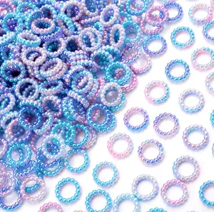 Spacer Beads SP109 | Acrylic Beads | Colorful Round Circle DIY Beading & Crafting Project Supplies