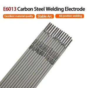 E6013 welding electrodes Heavy Duty Industrial with diameters of 2.0/2.5/3.2/4.0 are fully available, suitable for welding materials such as thin plates, low-carbon steel, steel structures, and low-carbon galvanized plates.