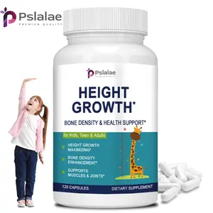 Pslalae - Height Growth - Bone Density & Health Support - Supports Healthy Muscle & Joint Function - Made in the USA - 120 Capsules/Bottle