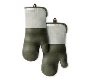 KitchenAid Ever green Design Se ries Herringbon e Oven Mitts Se