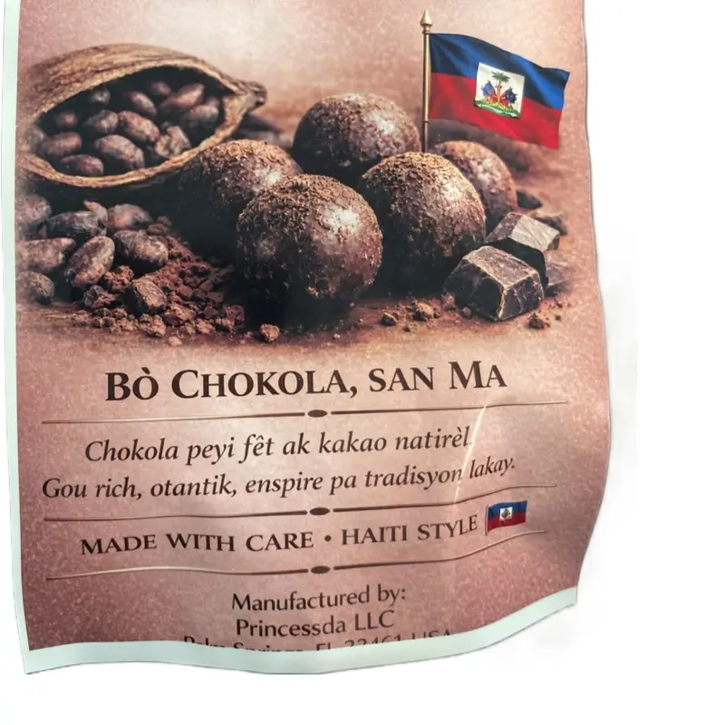 Princessda LLC Boul Chokola San Ma Haitian Style Chocolate with Natural Cocoa Rich & Authentic Taste Made with Care