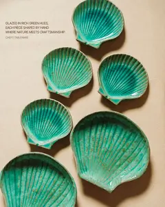Handmade Ocean Shell Plate Set