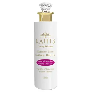 KAIITS Extreme Glow Clarifying Body Oil - Infused with Almond, Turmeric & Kojic Acid.