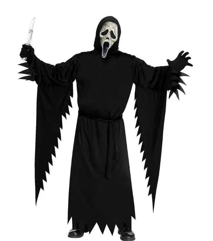 Scream Ghostface® Aged Robe & Mask - Licensed Costume - Men's Plus