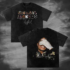 MJ Era Timeline 2 sides Shirt, Retro King of Pop Unisex Shirt, Perfect Gift for Him and Her