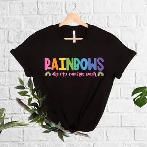 Rainbow Shirt, Rainbows Are My Favorite Color, Pride T-Shirt, Be Kind Tees, Inspirational Quotes, LGBT Shirt, Proud Parent Outfit, Equality Q