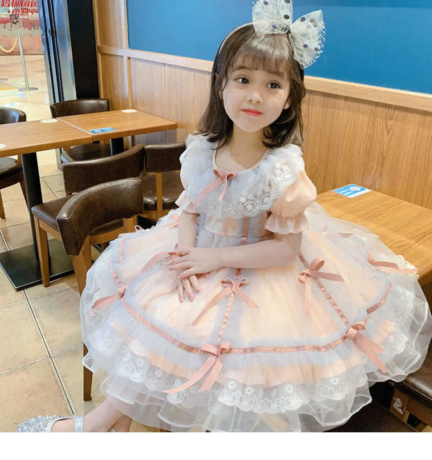Toddler Girls' Cute Tutu Dress - Sleeveless Soft Pink Polyester Tulle with Lace, Ribbon Details, Birthday Party Wear for Spring, Summer Magical Occasions, Cute Dresses, Magical Appeal, Twirl‑Ready Tutu