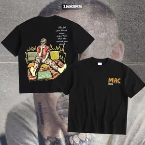 16BARS Mac Miller Shirt The Life You Live T-Shirt Vintage Graphic Retro Hip Hop 2 Sided Tee Y2K Rap Gift For Him 100% Cotton DTG Print