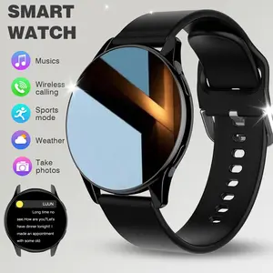 Smart Watch with Wireless Calling, Multi-Sport Modes, Call & Message Alerts, Custom Wallpaper, Compatible with iOS/android, Smartwatch with Calls