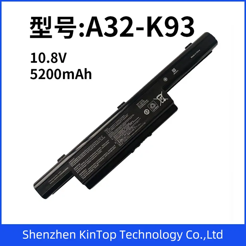 10.8V5200mAh A32-K93 Laptop Battery for Asus A32-K93 A31-K93 A42-K93 K93sm K93s A93 K95 Replacement Battery Li-ion Battery