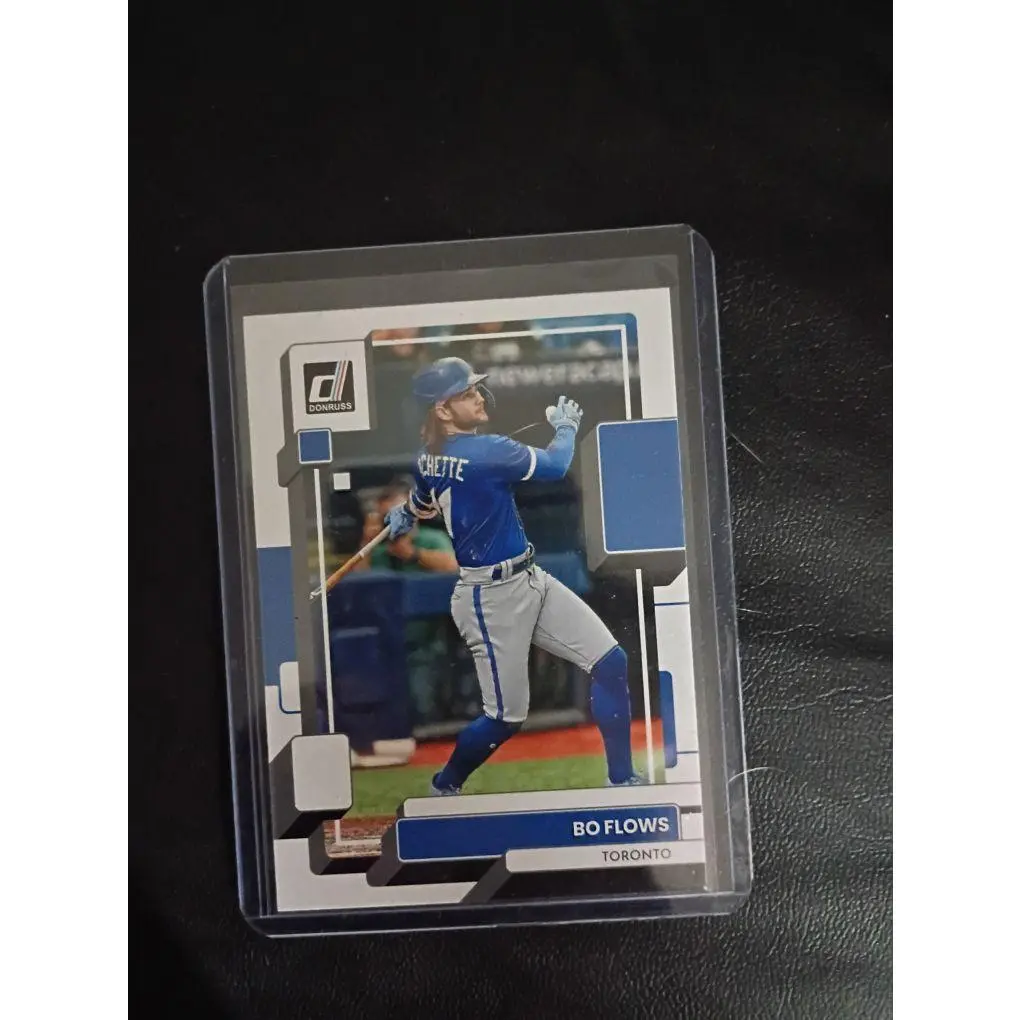 Donruss 2022 "Nickname Variation" Bo Bichette Baseball Card Toronto Blue Jays Player Collectible