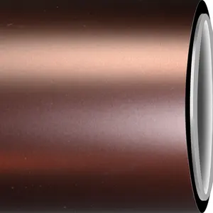 RCWRAP Matte Coffee Phantom Gold Vinyl Wrap, 1ft X 5ft Red Gold Black Car Wrap Film Roll - Air Release Self Adhesive Vehicle Interior/Exterior Sticker - Outdoor-use Vinyl Wraps