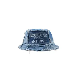 Teamber Blue Patchwork Bucket Hat